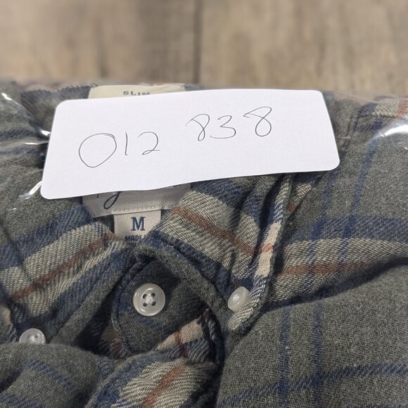 J. Crew Green and Blue Casual Button Down Shirt - Picture 9 of 9